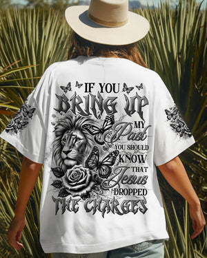 Jesus Dropped The Charges Lion Women's All Over Print Shirt - Tltr2708242