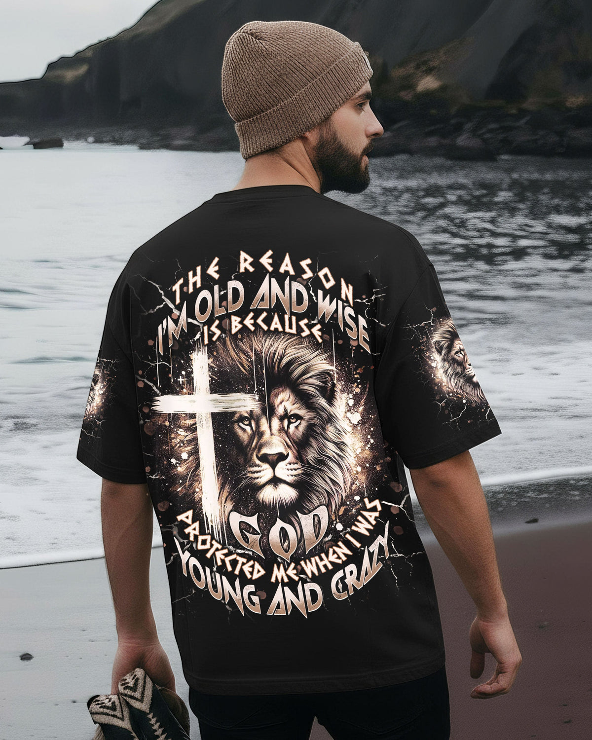 The Reason I’m Old And Wise Lion Men's All Over Print Shirt - Tlnt0711251
