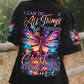 I Can Do All Things Dragonflies Women's All Over Print Shirt - Tytd2706232