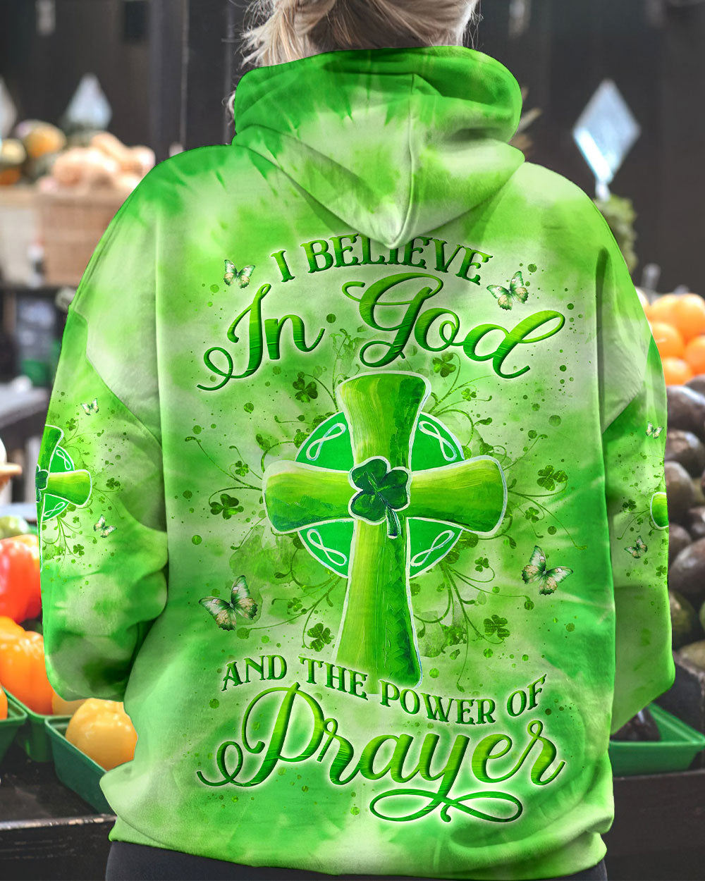 I Believe In God St Patrick's Day Women's All Over Print Shirt - Yhln2501243