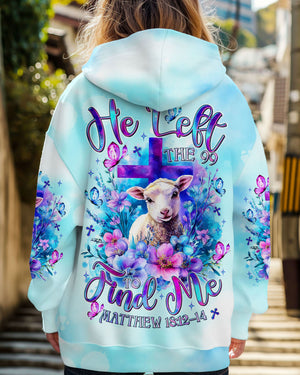 He Left The 99 To Find Me  Lamb Women's All Over Print Shirt   - Tltr3007252