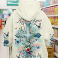 All My Hope Is In Jesus Cross Floral Women's All Over Print Shirt - Tltr2911232