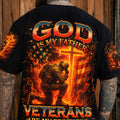 God Is My Father Veterans Are My Brothers Men's All Over Print Shirt - Yhhn1009253