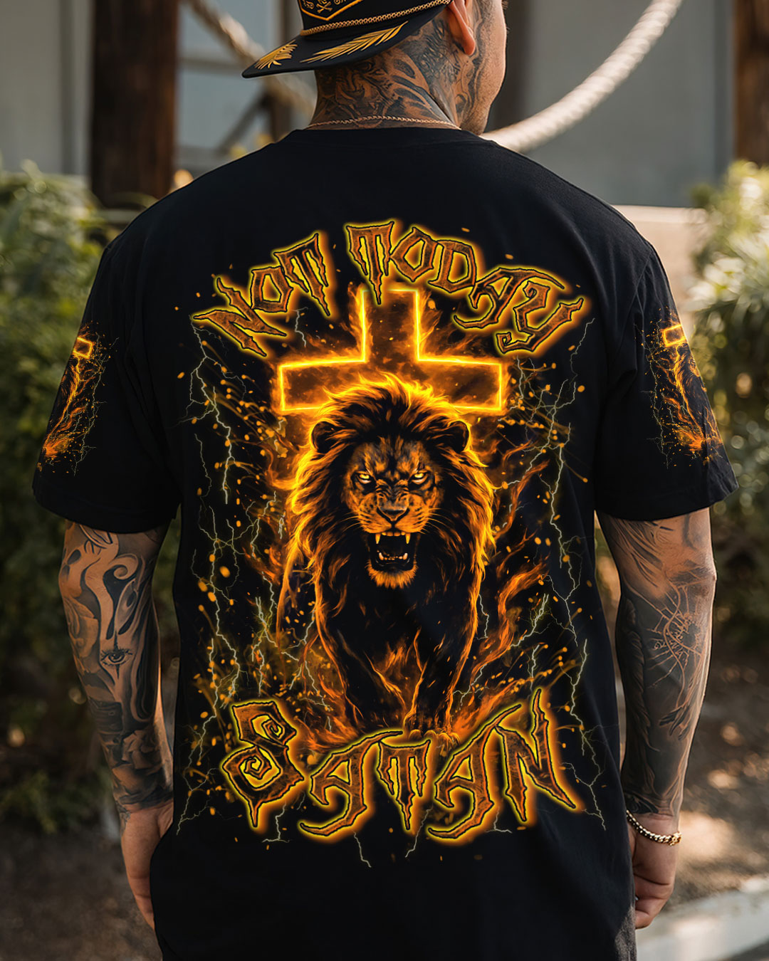 Not Today Satan Men's All Over Print Shirt - Yhln1306253