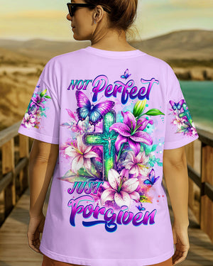 Not Perfect Just Forgiven Women's All Over Print Shirt  - Tltw0306252