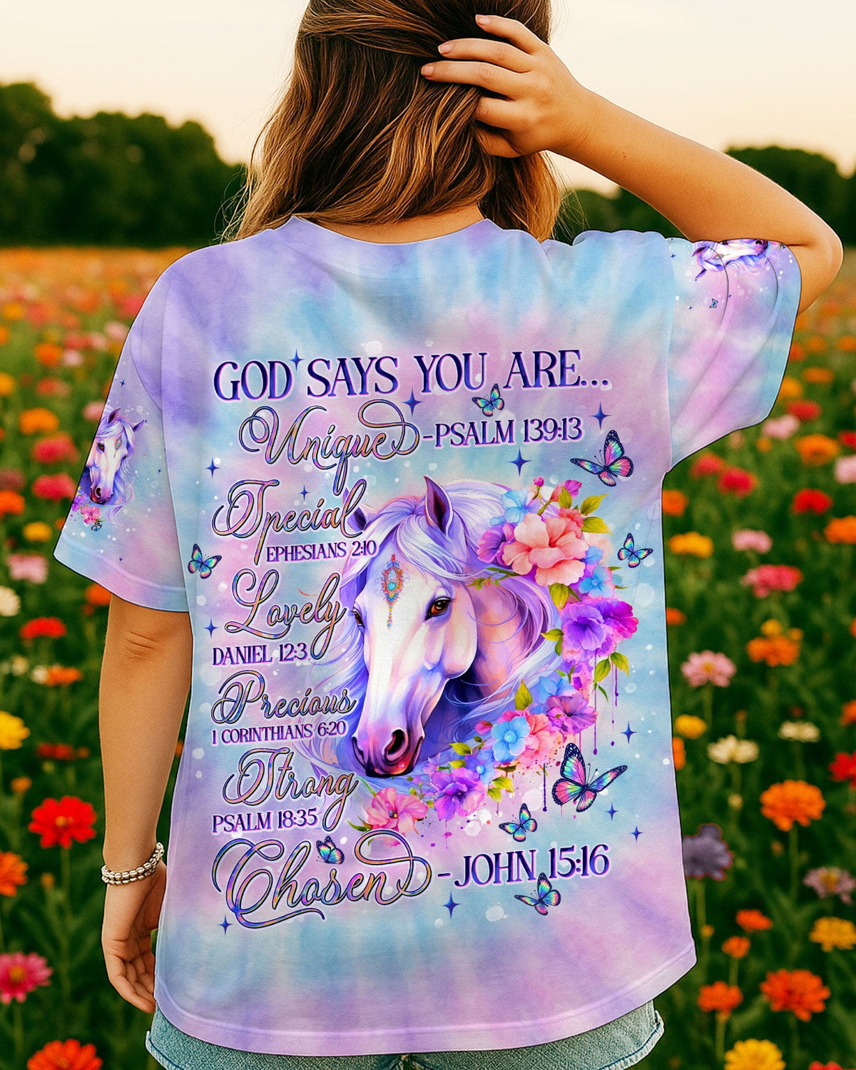 God Says You Are Horses Women's All Over Print Shirt   - Tlnt1507251