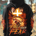 Faith Over Fear Men's All Over Print Shirt   - Tltr2102253