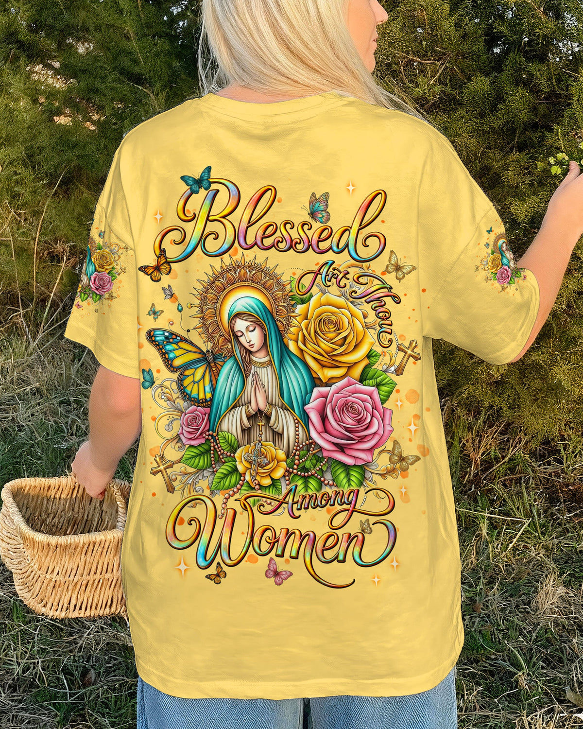 Blessed Art Thou Among Women Women's All Over Print Shirt - Tlnt0604262