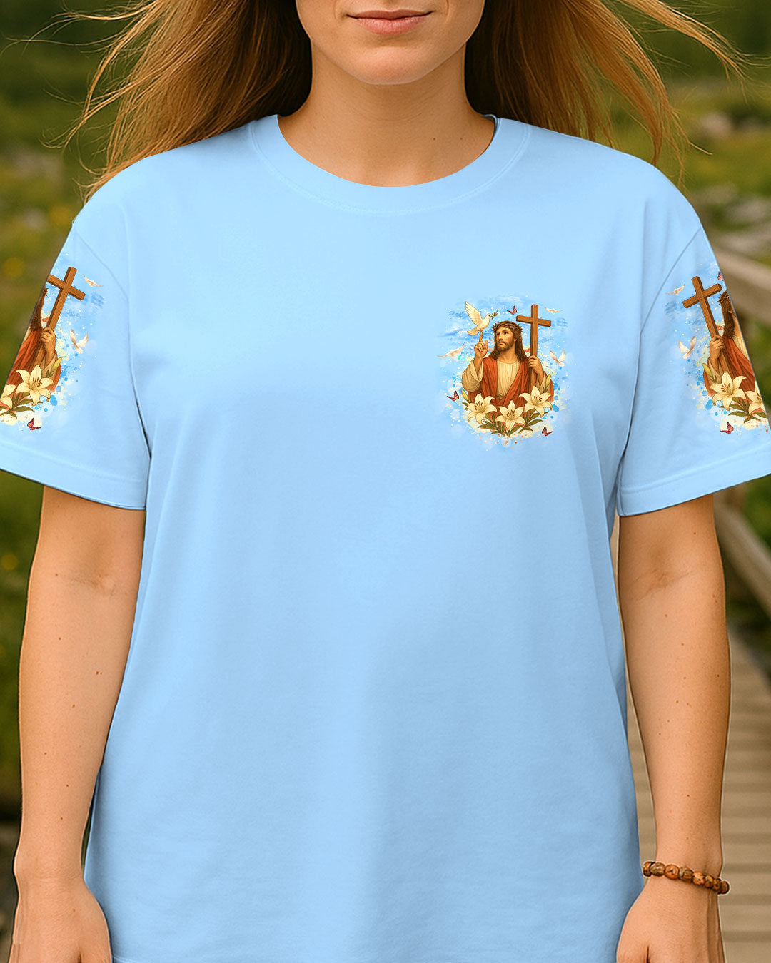 Thank You God Women's All Over Print Shirt - Yhlt0608254