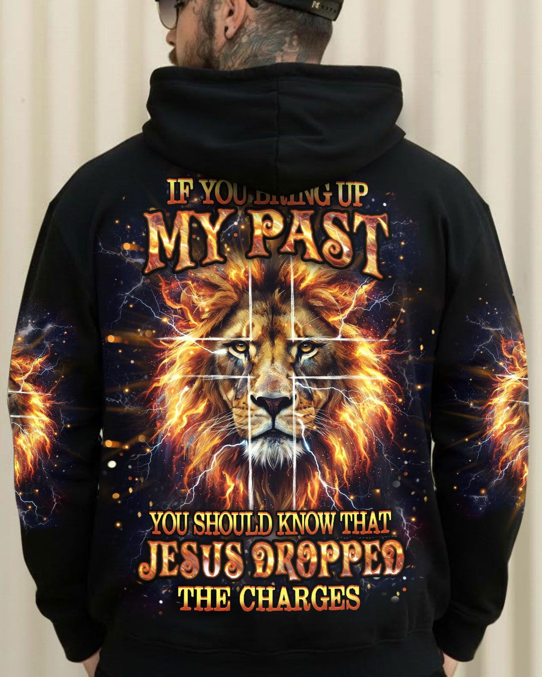 Jesus Dropped The Charges Lion Men's All Over Print Shirt - Yhhn0112251