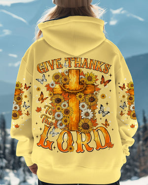 Give Thanks To The Lord Autumn Women's All Over Print Shirt   - Tlnt3007254
