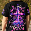 All My Hope Is In Jesus Lavender Women's All Over Print Shirt - Tltw0103245