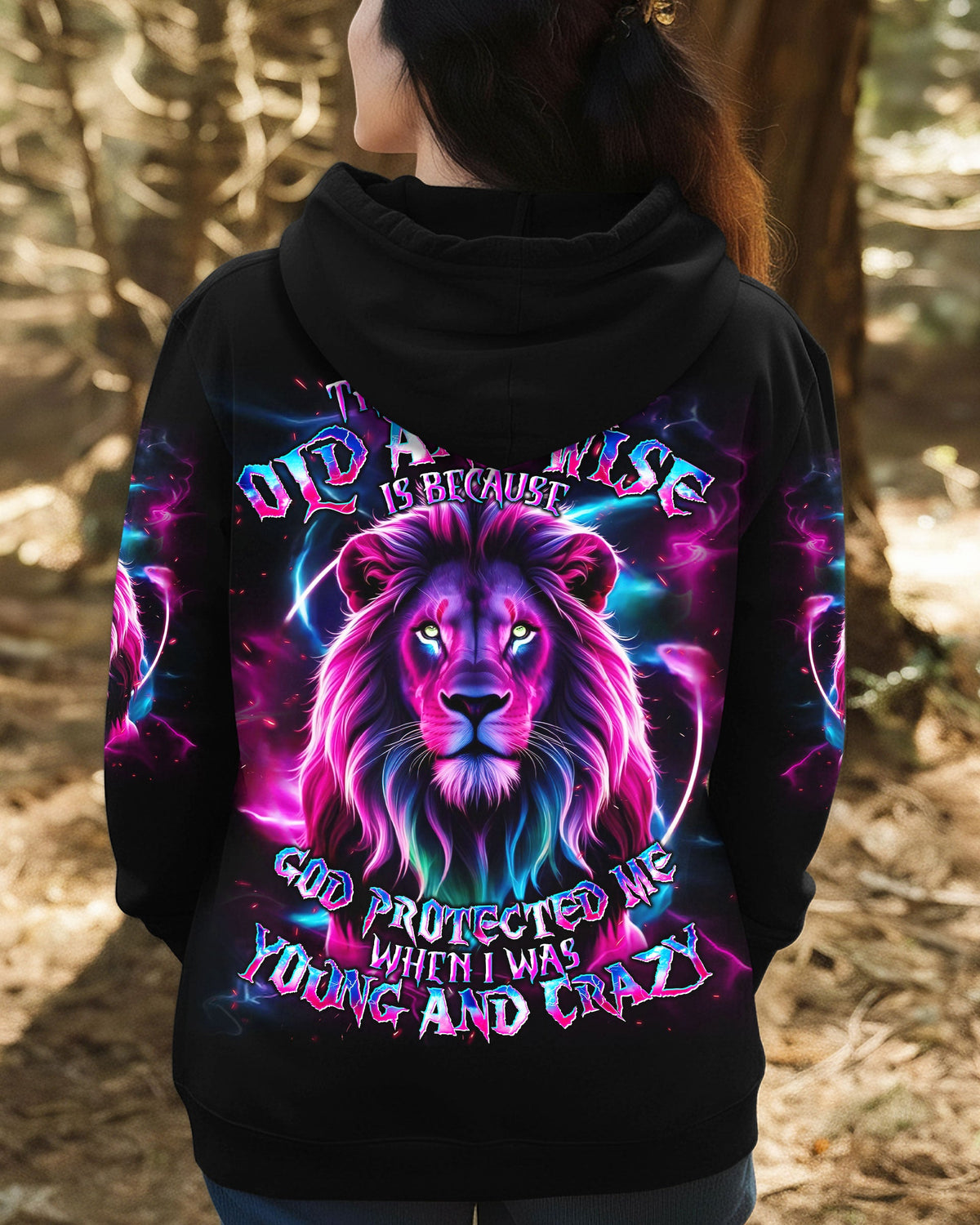 The Reason I’m Old And Wise Lion Women's All Over Print Shirt - Tlnt2212252