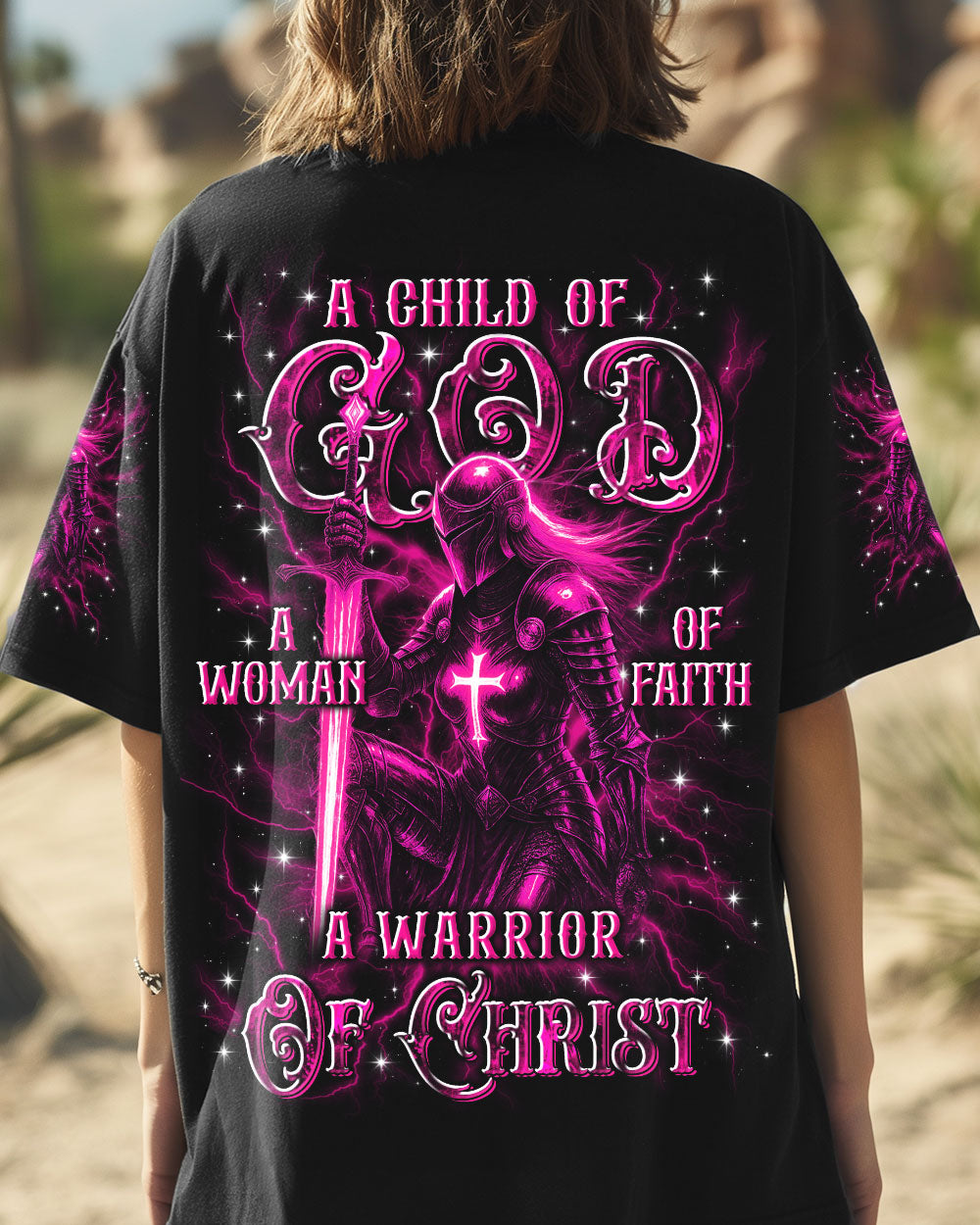 A Child Of God A Woman Of Faith Women's All Over Print Shirt - Yhln0310254