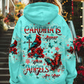 When Cardinals Appear Angels Are Near Women's All Over Print Shirt  - Tltw2110243