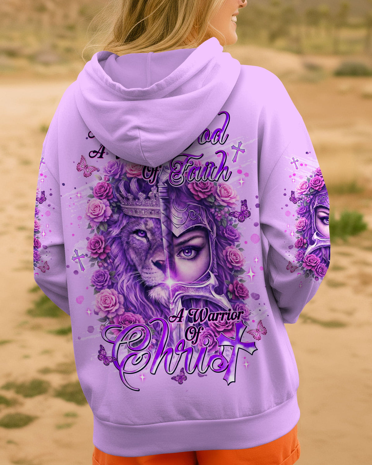 A Child Of God A Woman Of Faith Lion Warrior Women's All Over Print Shirt  - Tlnt1601261