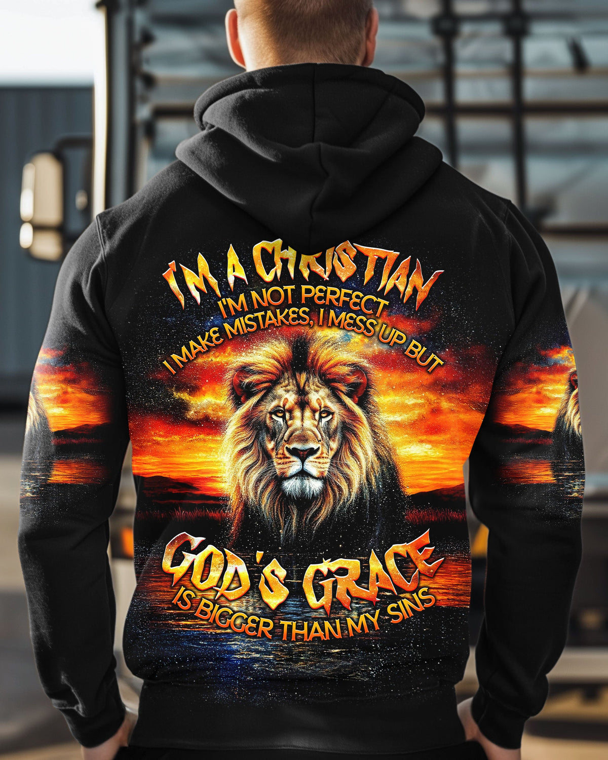 God's Grace Is Bigger Than My Sins Lion Men's All Over Print Shirt - Tlnt1609254