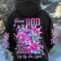 Blessed By God Loved By Jesus Lion Lilies Women's All Over Print Shirt - Tlnt2209251