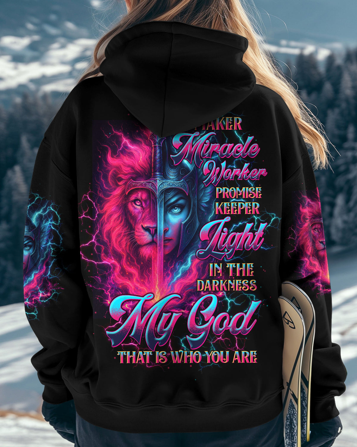 Way Maker Miracle Worker Lion Warrior Women's All Over Print Shirt - Tltw0807252