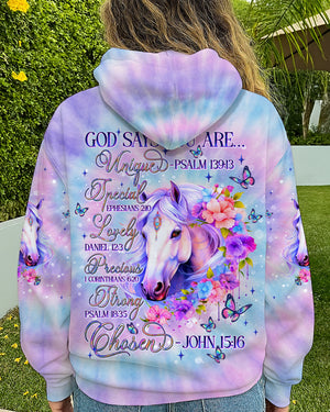 God Says You Are Horses Women's All Over Print Shirt   - Tlnt1507251
