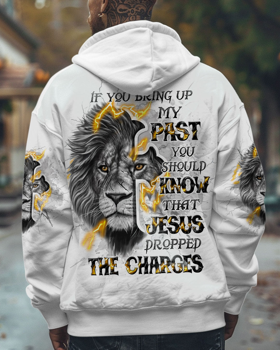 Jesus Dropped The Charges Lion Men's All Over Print Shirt - Tltw1009243