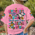 Living Life Somewhere Between Jesus Cow Women's All Over Print Shirt - Tltw3008232
