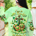 I Can Do All Things Cross Patrick's Day Women's All Over Print Shirt - Tltw0401242