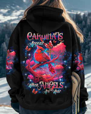 When Cardinals Appear Angels Are Near Women's All Over Print Shirt - Tltw0612242