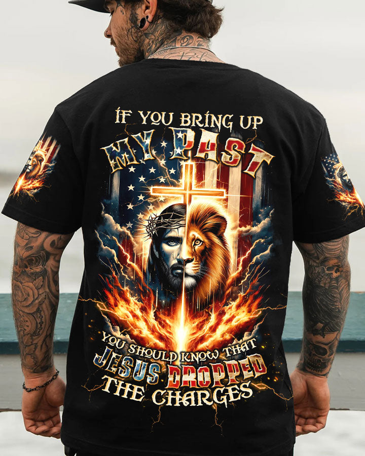 Jesus Dropped The Charges Lion Men's All Over Print Shirt - Tltw0508243