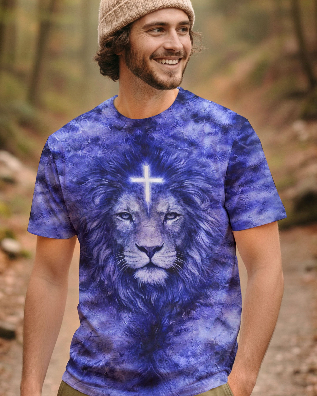 Radiant King Of Judah Lion Men's All Over Print Shirt - Yhhn2502262