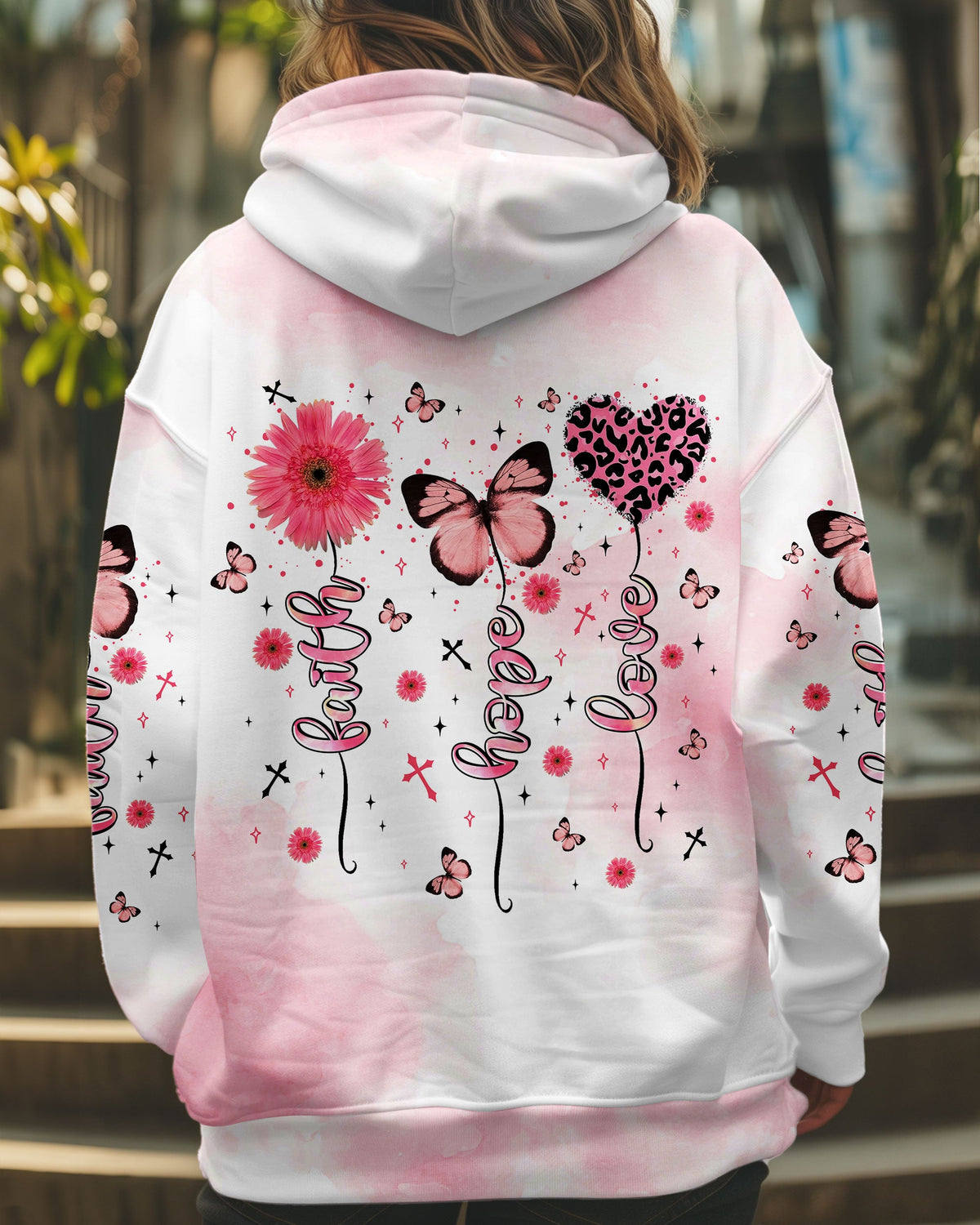 Faith Hope Love Women's All Over Print Shirt - Tltr0403252