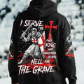 I Serve The Only King Warrior Men's All Over Print Shirt - Tlnt2612251