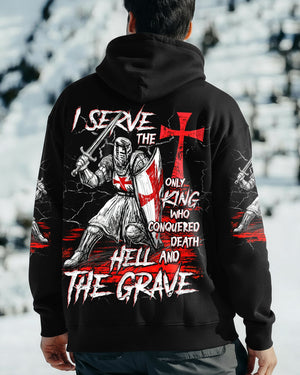 I Serve The Only King Warrior Men's All Over Print Shirt - Tlnt2612251