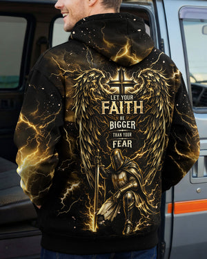 Let Your Faith Be Bigger Than Your Fear Warrior  Men's All Over Print Shirt  - Tlnt0704263