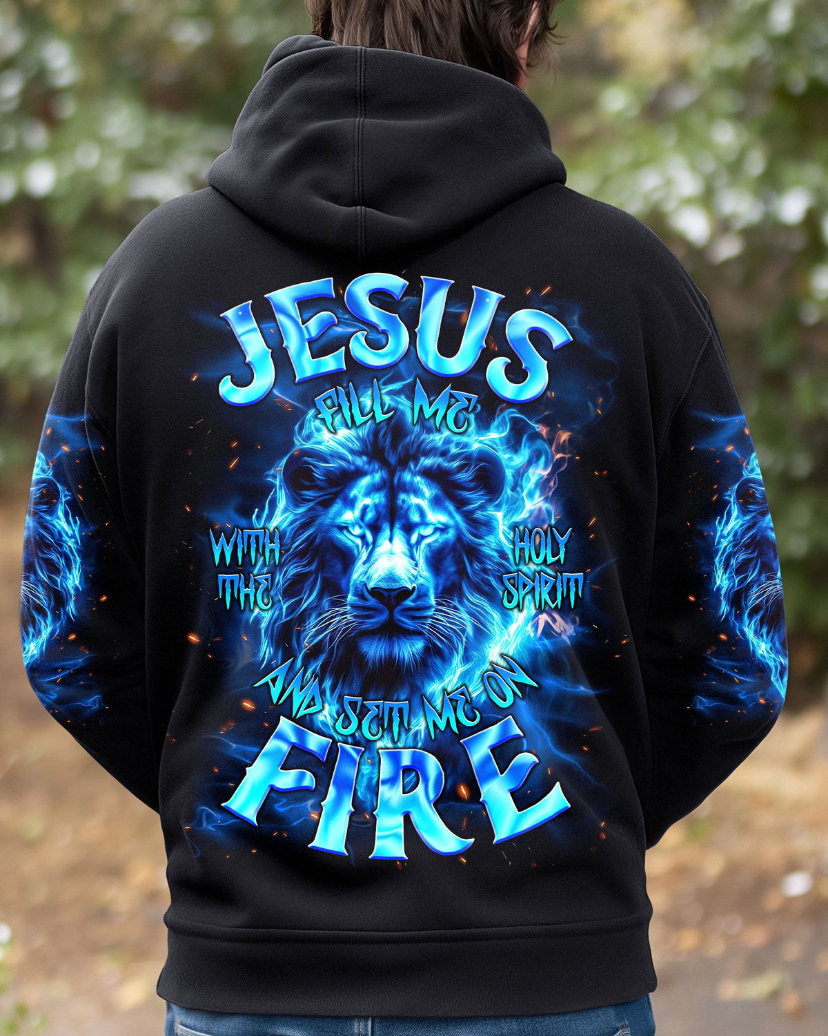Jesus Fill Me With The Holy Spirit Lion Men's All Over Print Shirt - Tlnt0610252