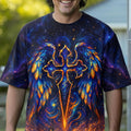 I Can Do All Things Through Christ  Cross Wings Men's All Over Print  - Tlhn2105263