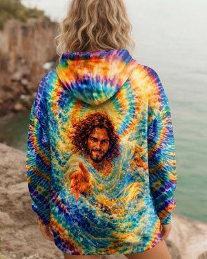 Saved By His Grace Jesus Water Swirl  Women's All Over Print Shirt  -  Tlnt2603262