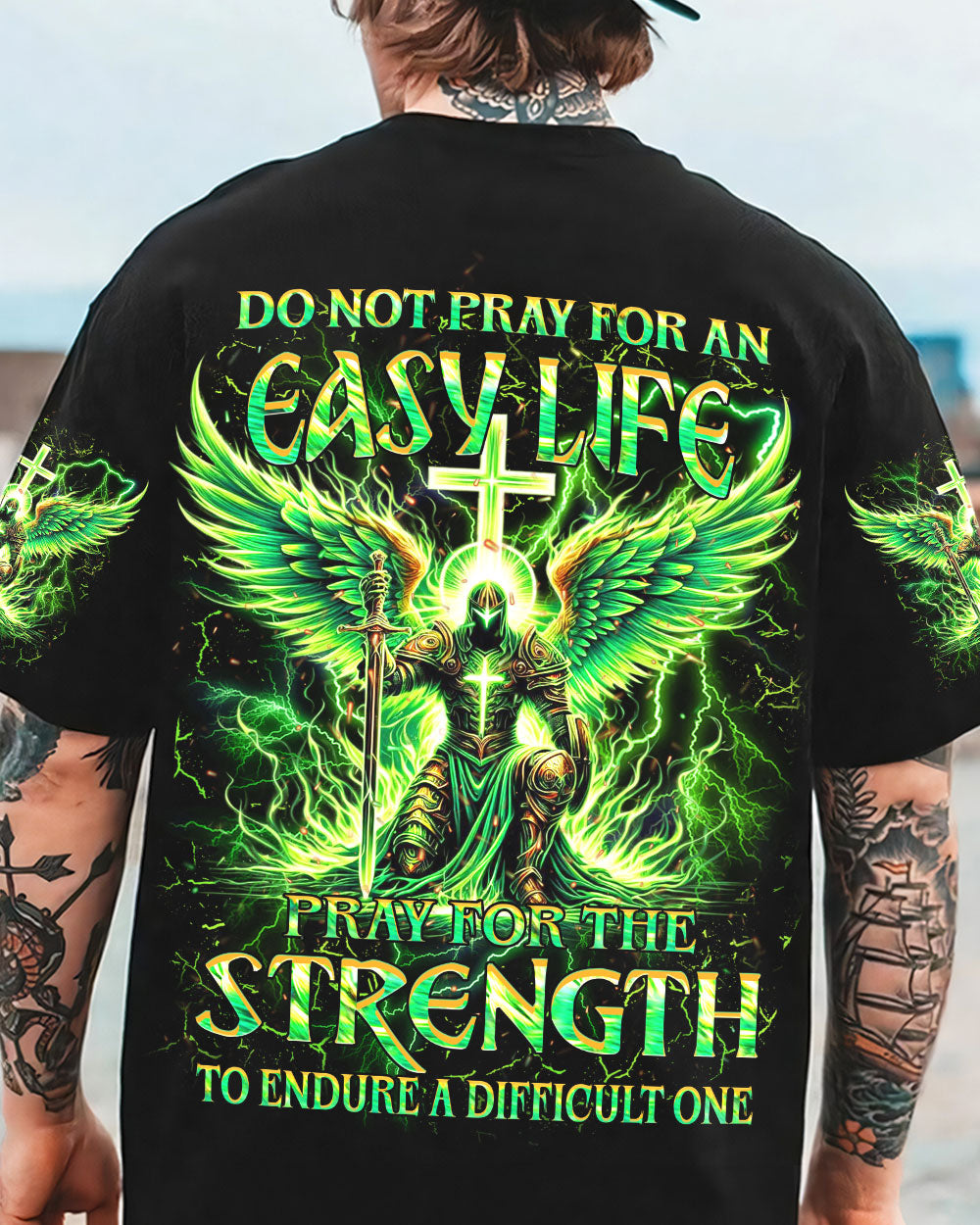 Do Not Pray For An Easy Life Men's All Over Print Shirt - Yhhn0306241