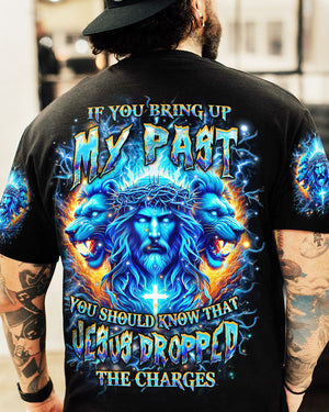 Jesus Dropped The Charges Lion Men's All Over Print Shirt - Yhhn2705241