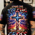 Stand For The Flag Kneel For The Cross Men's All Over Print Shirt - Yhhn1204241