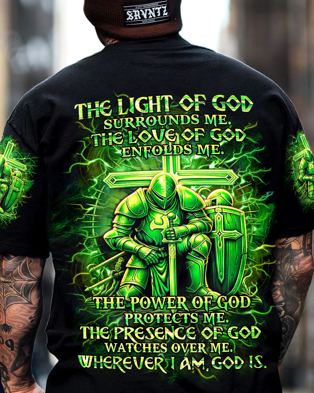 Wherever I Am God Is Men's All Over Print Shirt - Yhhn3105244