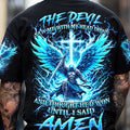 The Devil Caught Me With My Head Down Men's All Over Print Shirt - Yhhn2802242