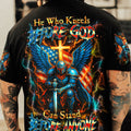He Who Kneels Before God Warrior Men's All Over Print Shirt - Yhhn2705253