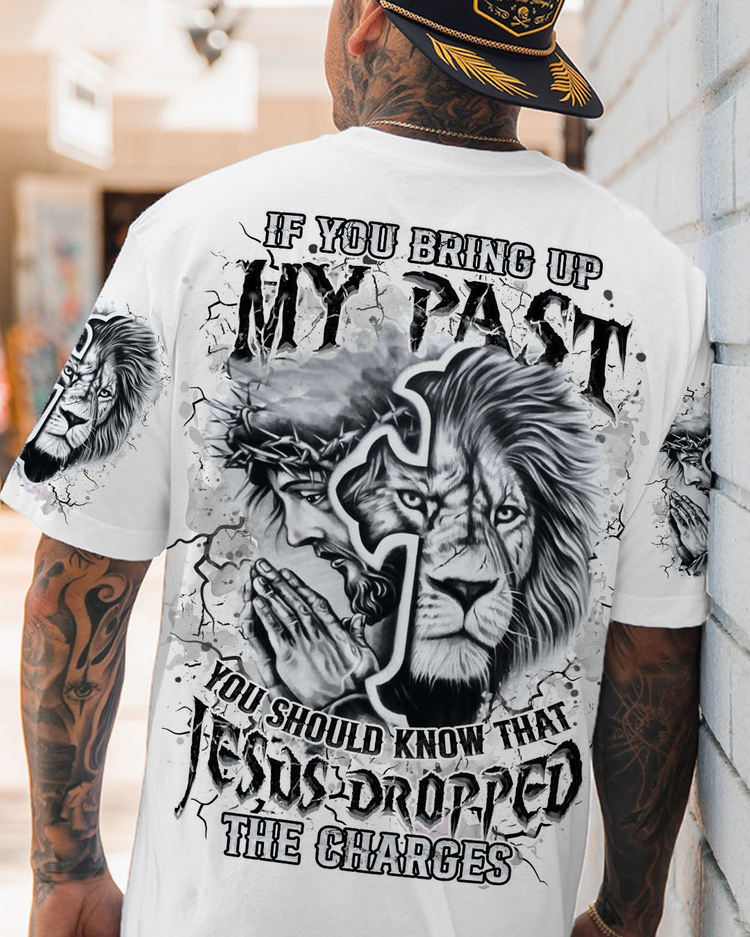 Jesus Dropped The Charges Lion Men's All Over Print Shirt - Yhhn1208241