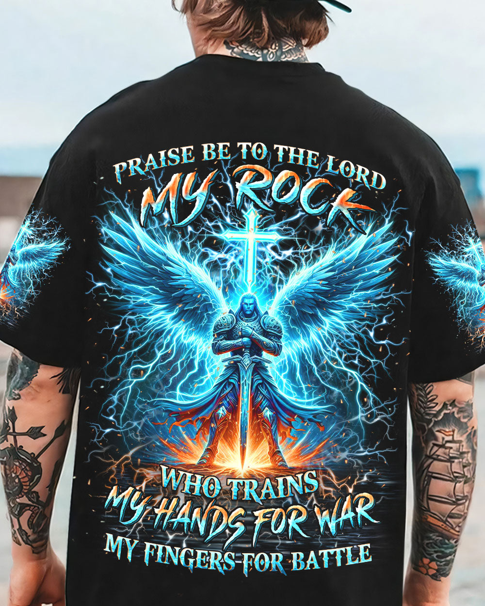 Praise Be To The Lord My Rock Men's All Over Print Shirt - Yhhn2404243