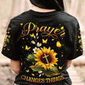Prayer Changes Things Women's All Over Print Shirt - Yhln2508232