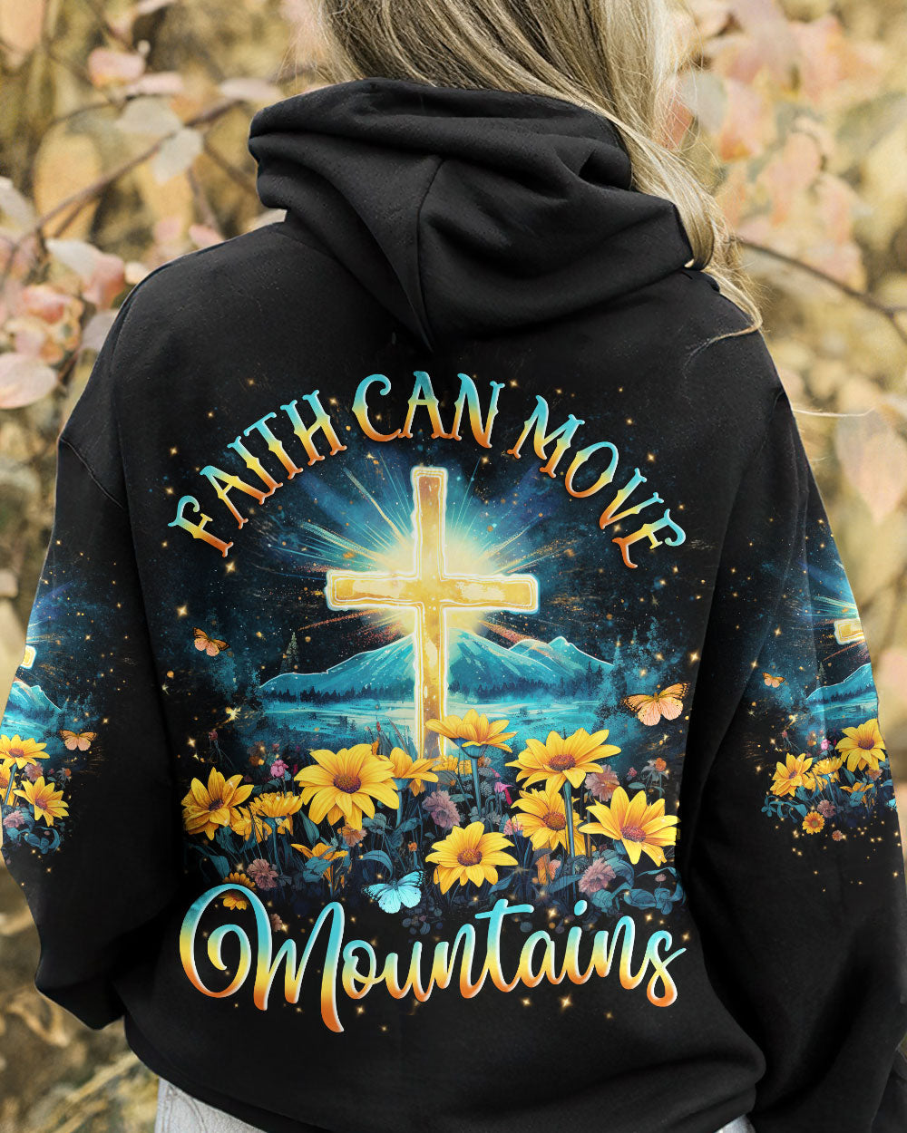 Faith Can Move Mountains Women's All Over Print Shirt - Yhln1310232