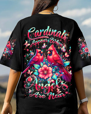 Cardinals Appear When Angels Are Near Women's All Over Print Shirt - Yhhn2703251
