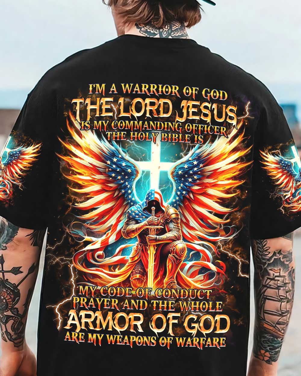 I'm A Warrior Of God Men's All Over Print Shirt - Yhhn1706242