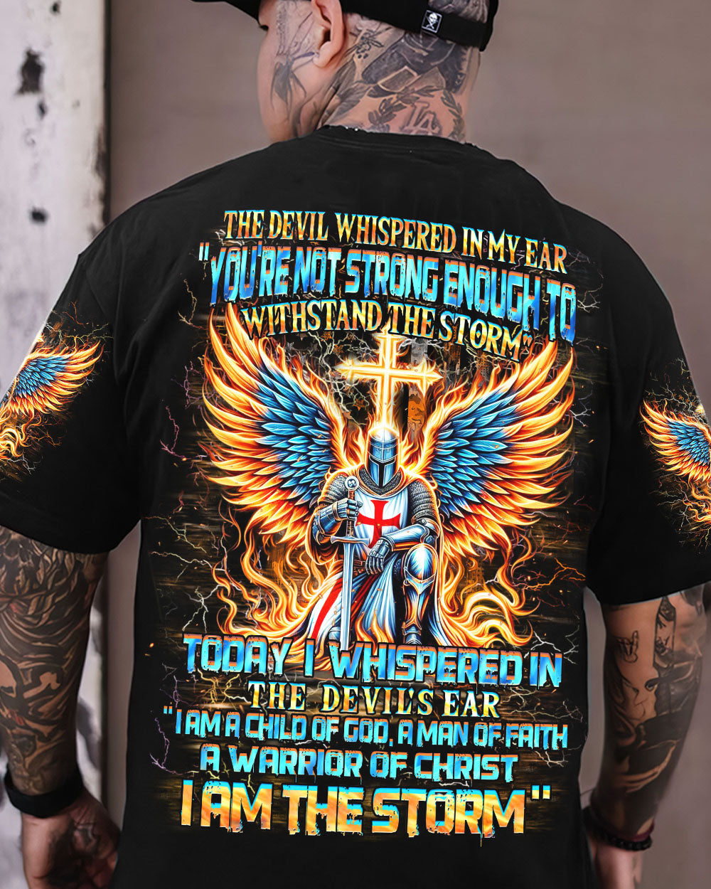 I Am A Child Of God A Warrior Of Christ Men's All Over Print Shirt - Yhhn1906241